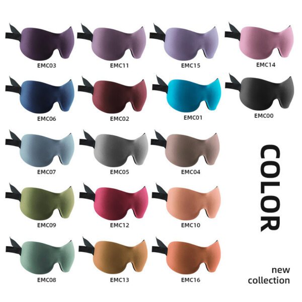 Custom 3D sleep masks for airlines, hotels, corporate gifts, and promotional campaigns - adjustable and available in multiple colors for bulk orders