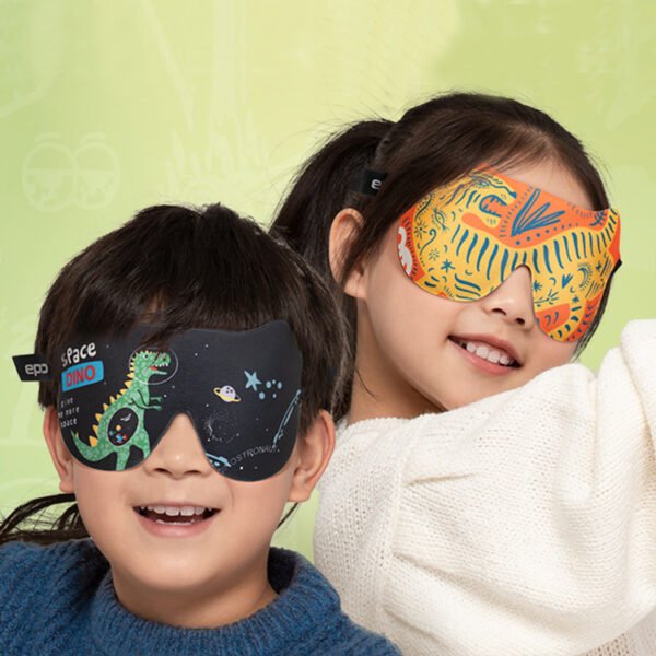 Custom wholesale kids 3D sleep mask with fun designs for retail, schools, and promotional gifts.